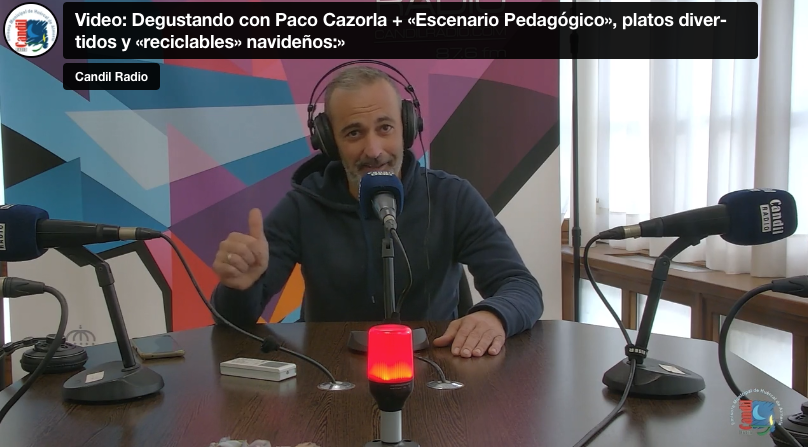 Entrevista a Paco Cazorla + «Escenario Pedagógico», en Días de Radio.