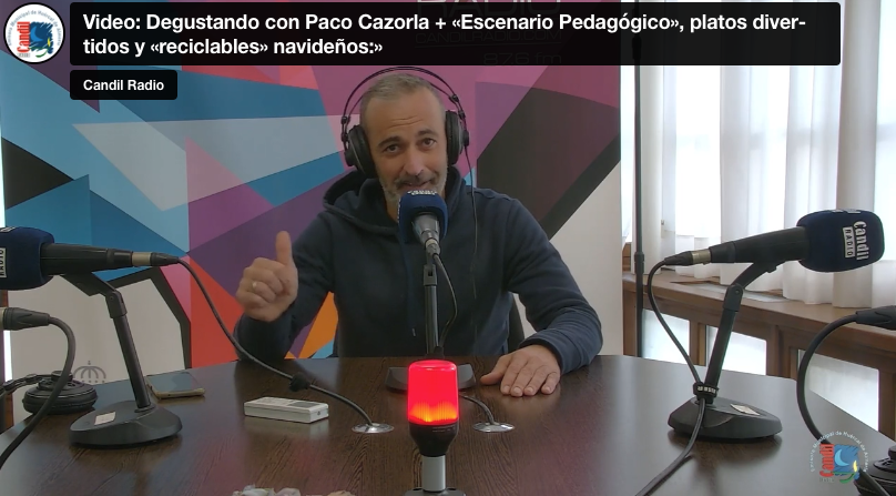 entrevista a paco cazorla en la radio